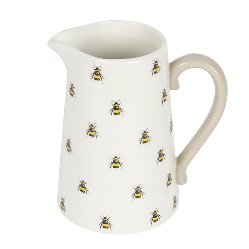 Bee Ceramic Flower Jug - ScentiMelti  Bee Ceramic Flower Jug