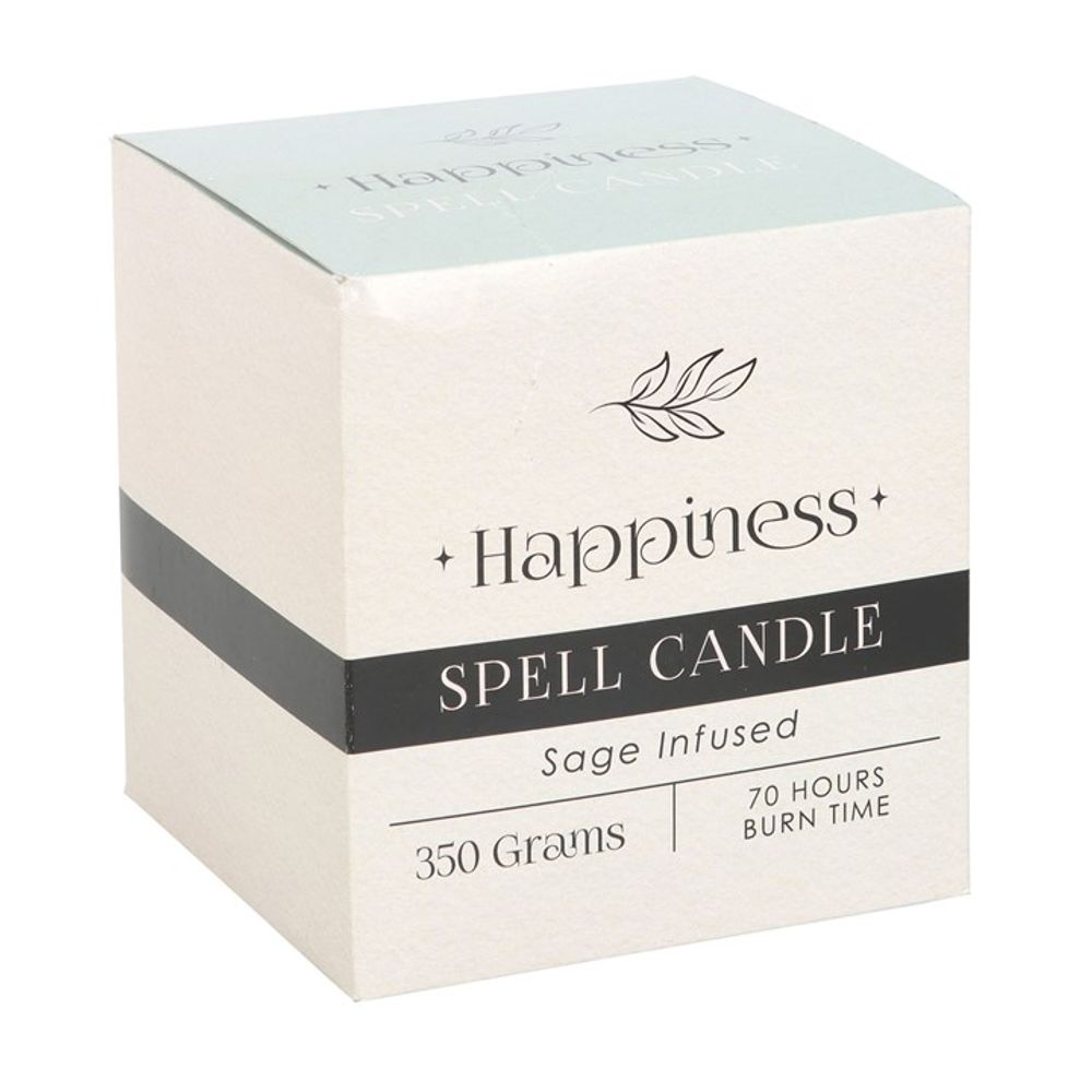 Sage Infused Happiness Spell Candle - ScentiMelti Wax Melts