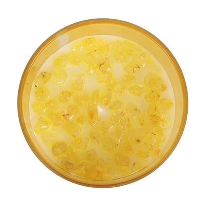 Solar Plexus Chakra Lemon Crystal Chip Candle - ScentiMelti  Solar Plexus Chakra Lemon Crystal Chip Candle