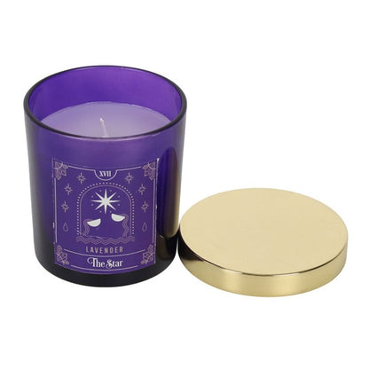 The Star Lavender Tarot Candle - ScentiMelti  The Star Lavender Tarot Candle