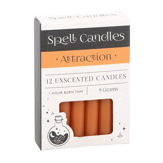 Pack of 12 Attraction Spell Candles - ScentiMelti Wax Melts