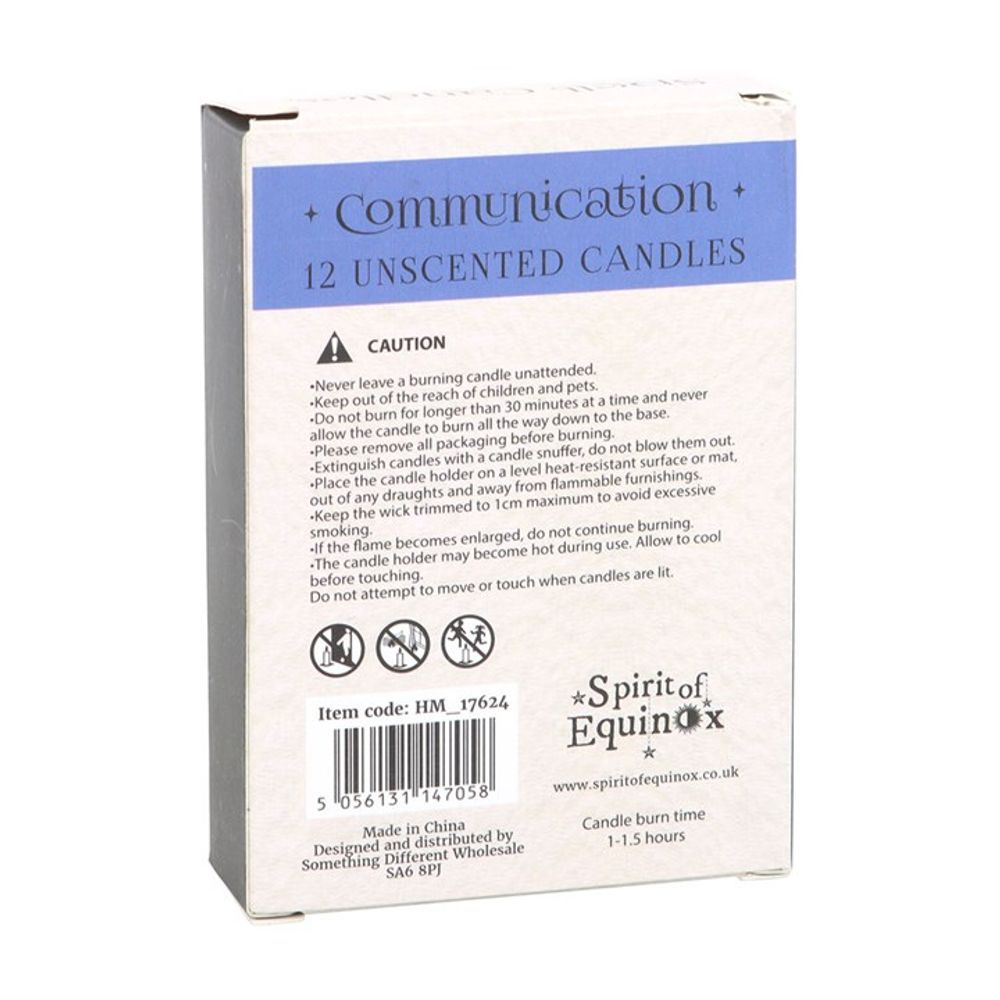 Pack of 12 Communication Spell Candles - ScentiMelti Wax Melts
