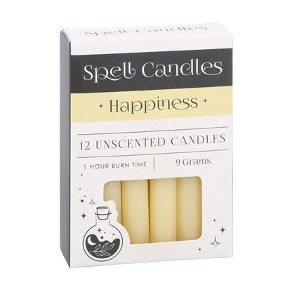 Pack of 12 Happiness Spell Candles - ScentiMelti  Pack of 12 Happiness Spell Candles