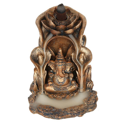 Bronze Ganesh Backflow Incense Burner - ScentiMelti  Bronze Ganesh Backflow Incense Burner