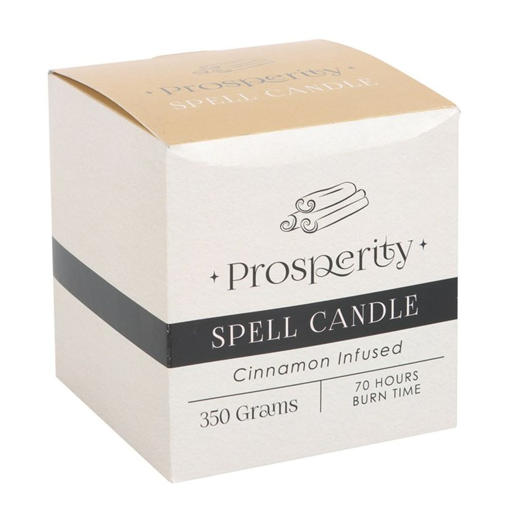 Cinnamon Infused Prosperity Spell Candle - ScentiMelti  Cinnamon Infused Prosperity Spell Candle