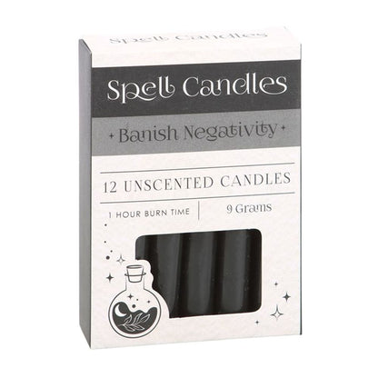 Pack of 12 Banish Negativity Spell Candles - ScentiMelti  Pack of 12 Banish Negativity Spell Candles