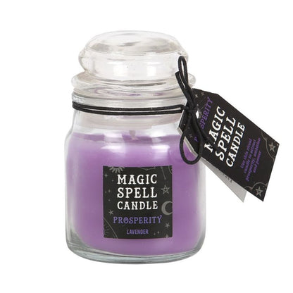 Lavender 'Prosperity' Spell Candle Jar - ScentiMelti  Lavender 'Prosperity' Spell Candle Jar