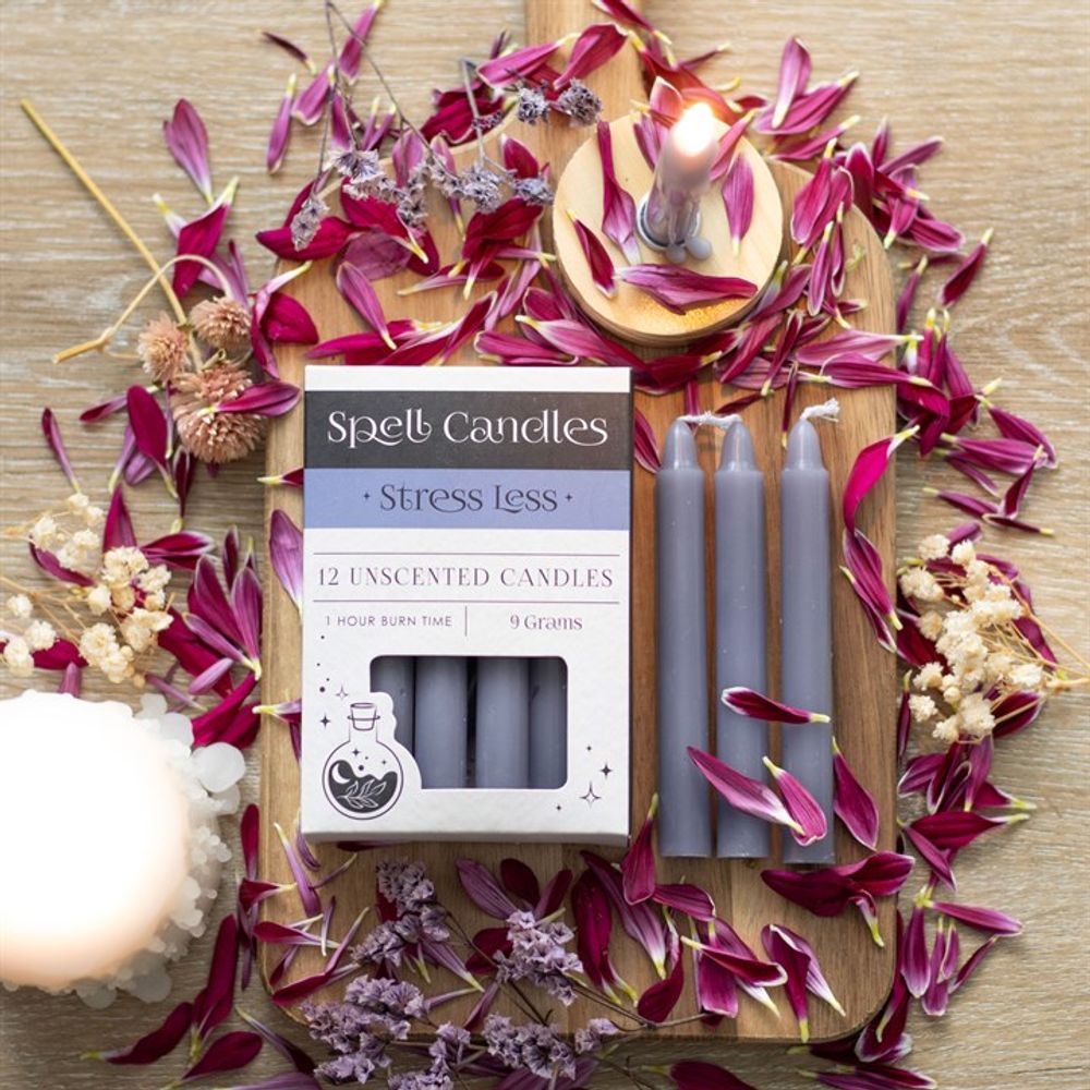 Pack of 12 Stress Less Spell Candles - ScentiMelti Wax Melts