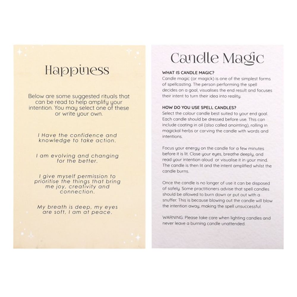 Pack of 12 Happiness Spell Candles - ScentiMelti Wax Melts