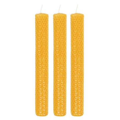 Set of 3 Beeswax Candles - ScentiMelti  Set of 3 Beeswax Candles