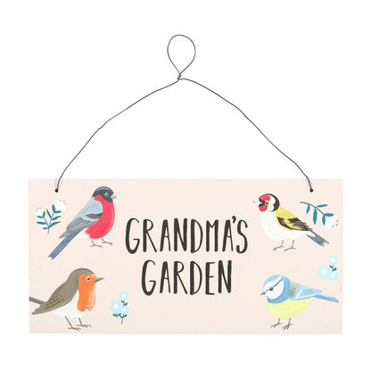 Grandma's Garden British Garden Birds Sign - ScentiMelti  Grandma's Garden British Garden Birds Sign