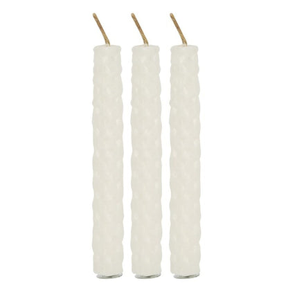 Set of 6 White Beeswax Spell Candles - ScentiMelti  Set of 6 White Beeswax Spell Candles