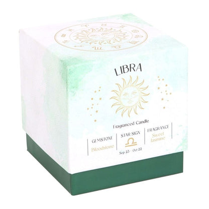 Libra Sweet Jasmine Gemstone Zodiac Candle - ScentiMelti  Libra Sweet Jasmine Gemstone Zodiac Candle