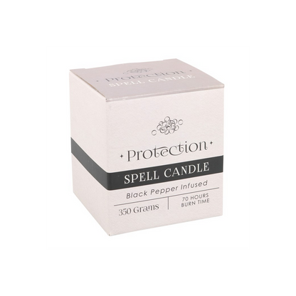 Black Pepper Infused Protection Spell Candle - ScentiMelti  Black Pepper Infused Protection Spell Candle