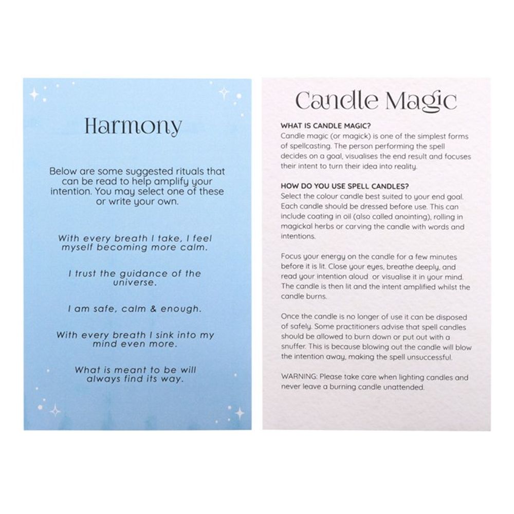 Pack of 12 Harmony Spell Candles - ScentiMelti Wax Melts
