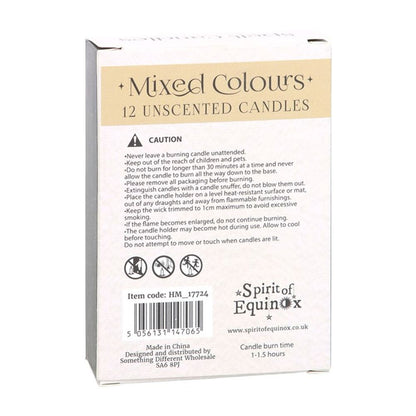 Pack of 12 Mixed Colour Spell Candles - ScentiMelti  Pack of 12 Mixed Colour Spell Candles