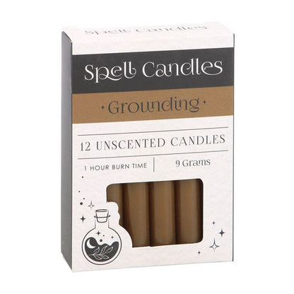 Pack of 12 Grounding Spell Candles - ScentiMelti  Pack of 12 Grounding Spell Candles