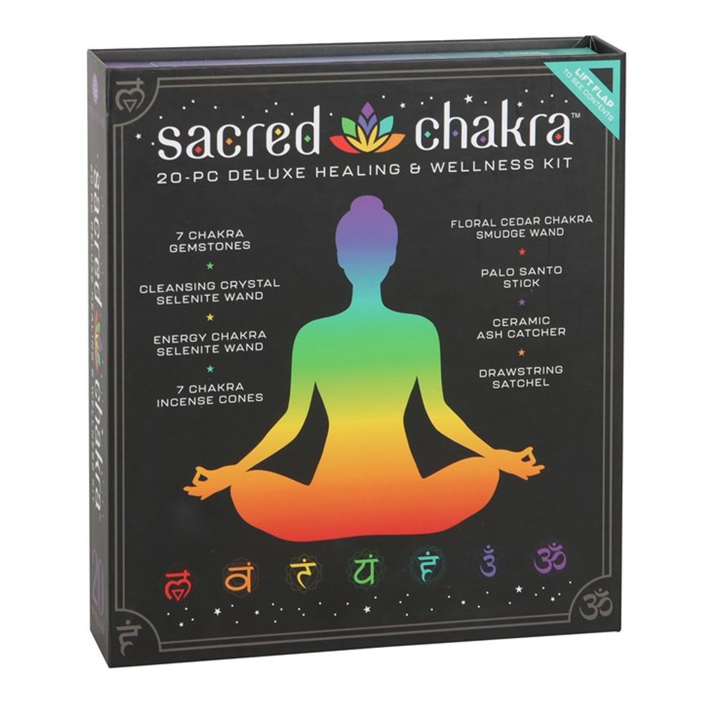 Sacred Chakra Deluxe Healing and Wellness Kit - ScentiMelti  Sacred Chakra Deluxe Healing and Wellness Kit