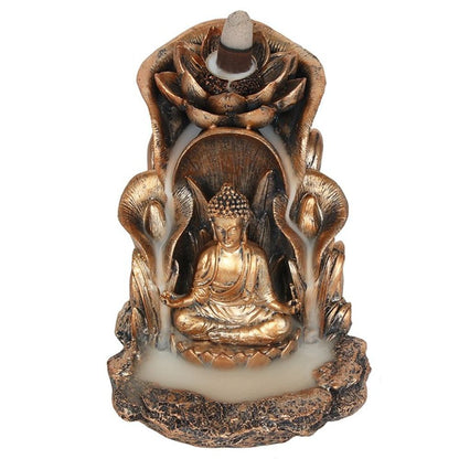 Bronze Buddha Backflow Incense Burner - ScentiMelti  Bronze Buddha Backflow Incense Burner