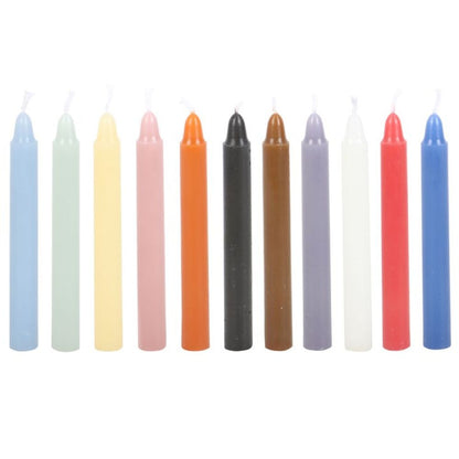 Pack of 12 Mixed Colour Spell Candles - ScentiMelti  Pack of 12 Mixed Colour Spell Candles