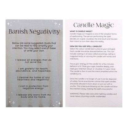 Pack of 12 Banish Negativity Spell Candles - ScentiMelti  Pack of 12 Banish Negativity Spell Candles